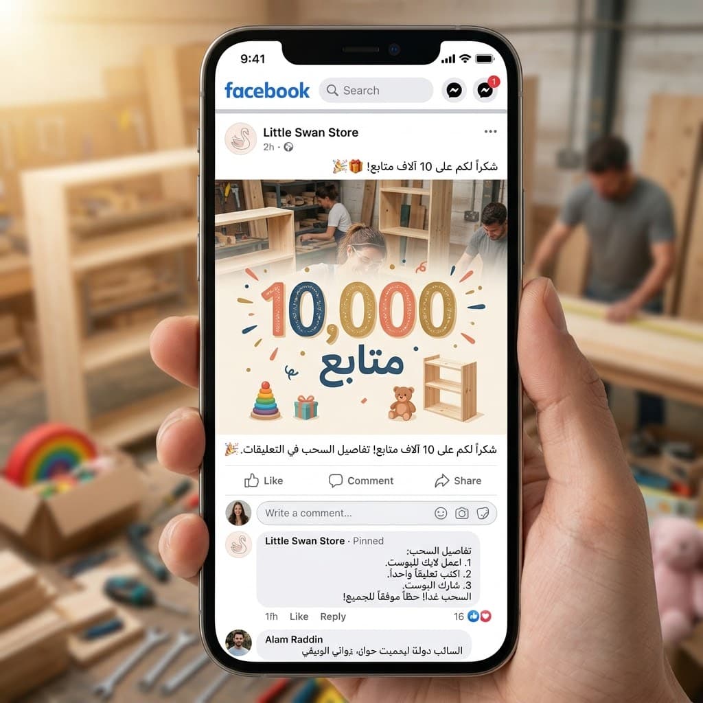 شكراً لكم على 10 آلاف متابع! تفاصيل السحب في التعليقات.
